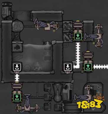 缺氧自动化养鱼模块怎么布局 自动化养鱼模块布局参考