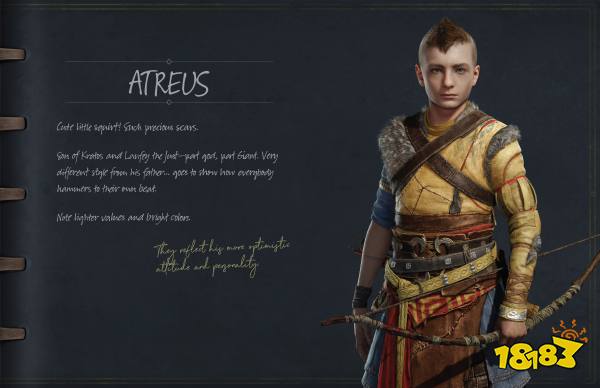 《战神：诸神黄昏》奎爷设定图：略显沧桑的老年战神