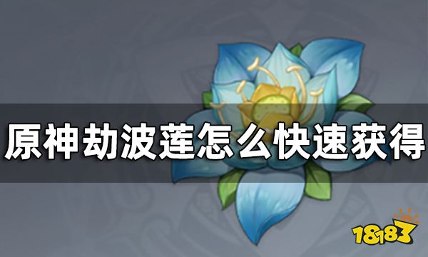 原神劫波莲怎么快速获得 劫波莲速刷路线一览