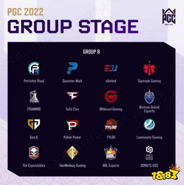 绝地求生PGC全球总决赛2022 11月7日赛程