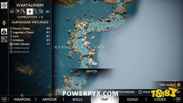 战神5奥尔范格湿地全收集攻略 战神5奥尔范格湿地全收集品汇总