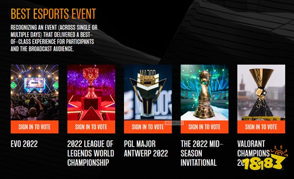CSGO相關多項內容被提名 s1mple與karrigan被提名TGA2022年度最佳電競選手