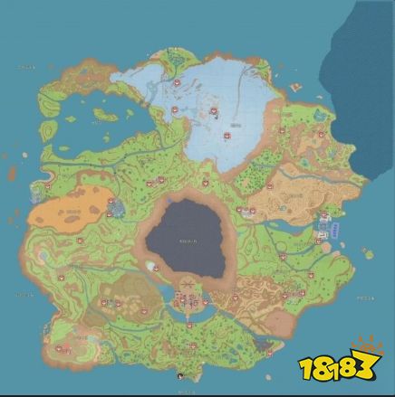 宝可梦朱紫地图总览 宝可梦朱紫地图大小多大