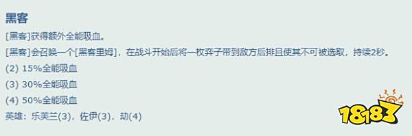 云顶之弈S8黑客羁绊效果是什么 黑客羁绊效果介绍