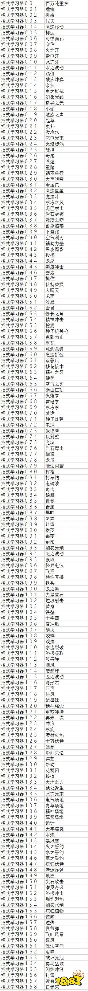 宝可梦朱紫招式学习器全技能 宝可梦朱紫招式学习器怎么获取
