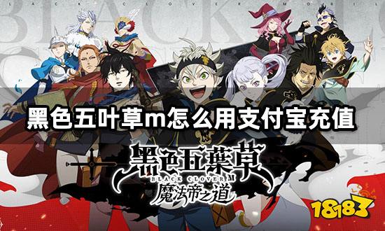 黑色五叶草m怎么用支付宝充值 黑色五叶草m游戏充值教程