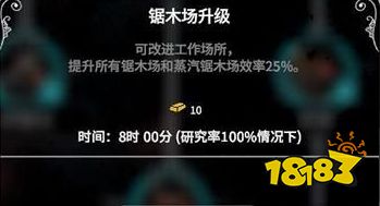 冰汽時代全資源科技一覽 全資源科技作用介紹