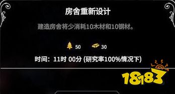 冰汽时代全食物医疗住所科技一览 全食物医疗住所科技作用介绍