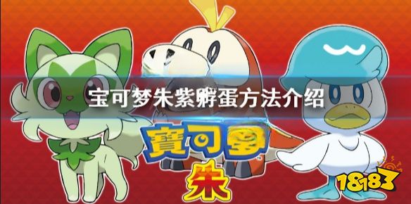 宝可梦朱紫怎么孵蛋 宝可梦朱紫孵蛋方法介绍