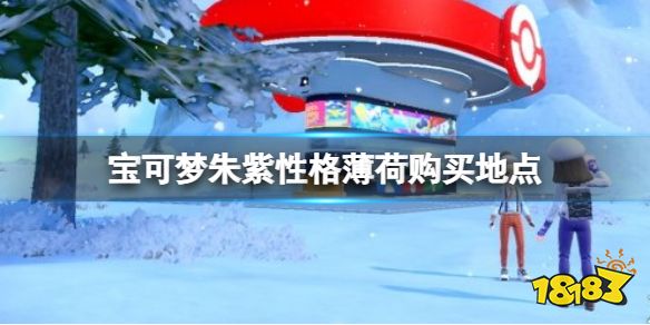 宝可梦朱紫性格薄荷购买地点 宝可梦朱紫性格薄荷怎么购买