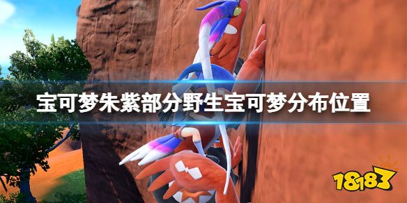 宝可梦朱紫野生宝可梦在哪抓 宝可梦朱紫部分野生宝可梦分布位置