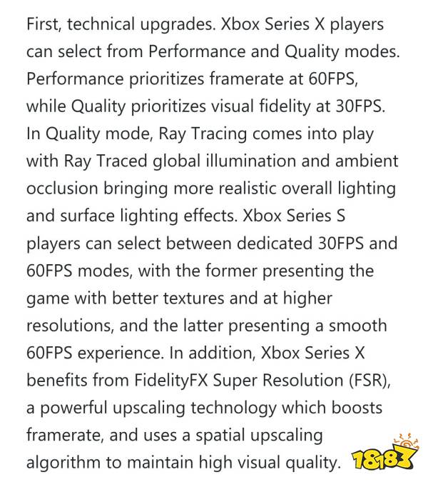 《巫师3》次世代版在XSS上不支持光追 有60帧模式