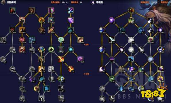 魔兽世界10.0德鲁伊天赋怎么加点 德鲁伊天赋加点推荐