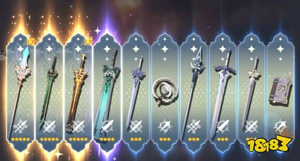 原神5星单手剑武器详细分析 5星单手剑武器选择推荐