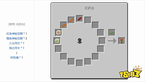 我的世界炽玫瑰怎么做 我的世界炽玫瑰合成方法介绍