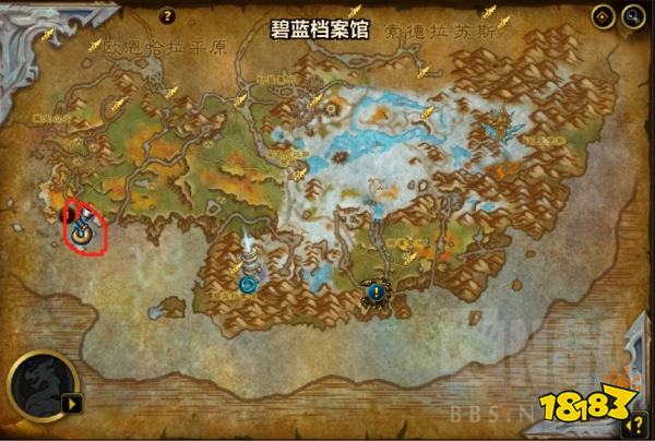 魔兽世界10.0​木桩在哪 10.0主城木桩位置