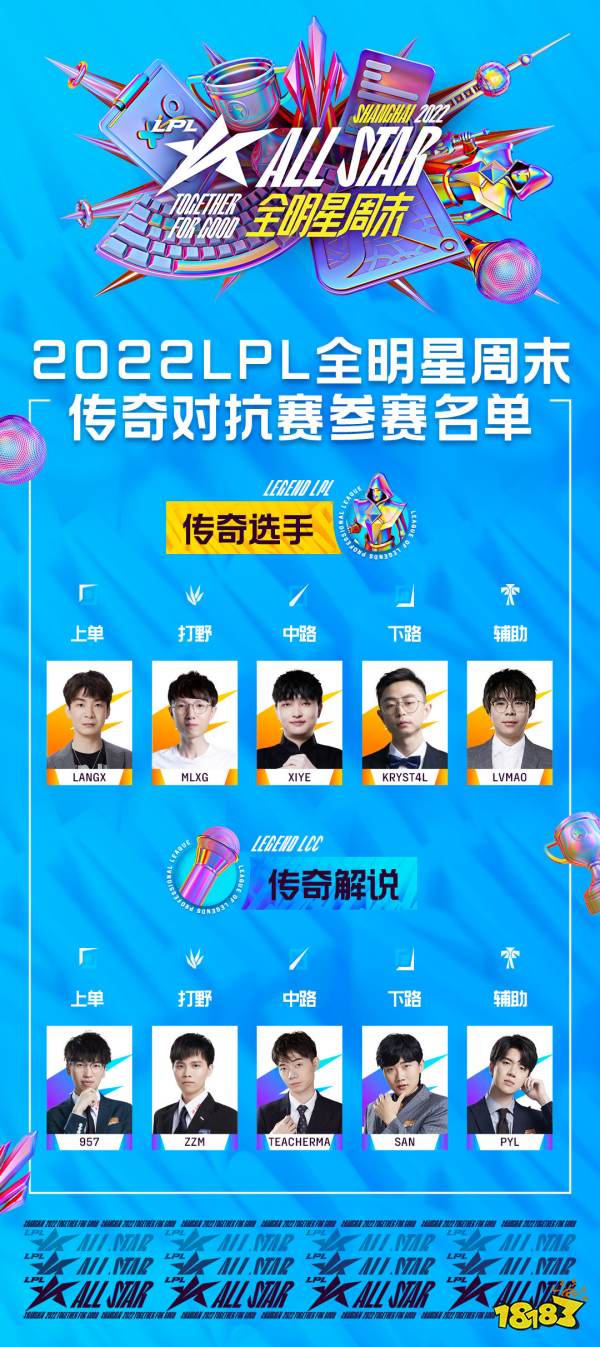 2022LPL全明星賽都有誰參加 2022LPL全明星周末參賽名單