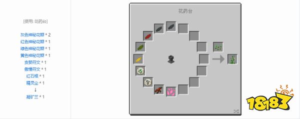 我的世界凝矿兰怎么做 我的世界凝矿兰制作方法介绍