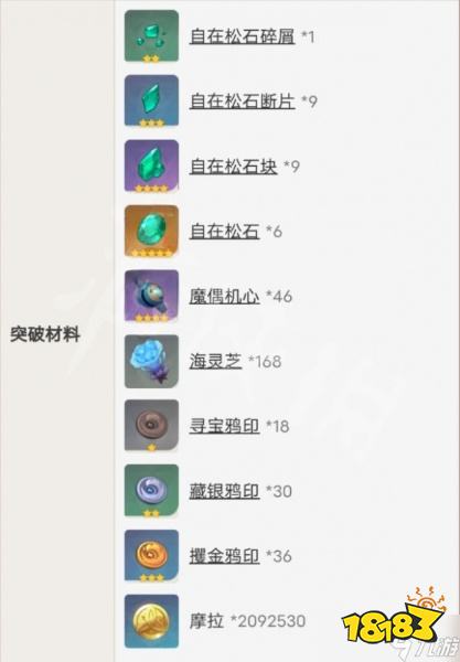 原神枫原万叶突破材料有哪些 万叶突破材料介绍一览