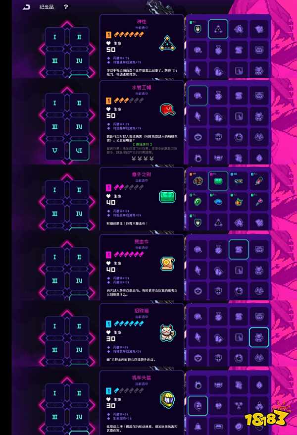 霓虹深渊无限纪念品流派怎么搭 纪念品搭配攻略大全