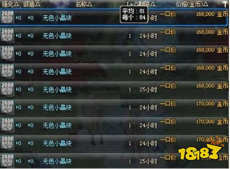 dnf无色晶块哪里搞