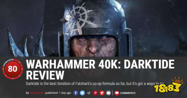 《战锤40K：暗潮》媒体评分解禁 M站均分74