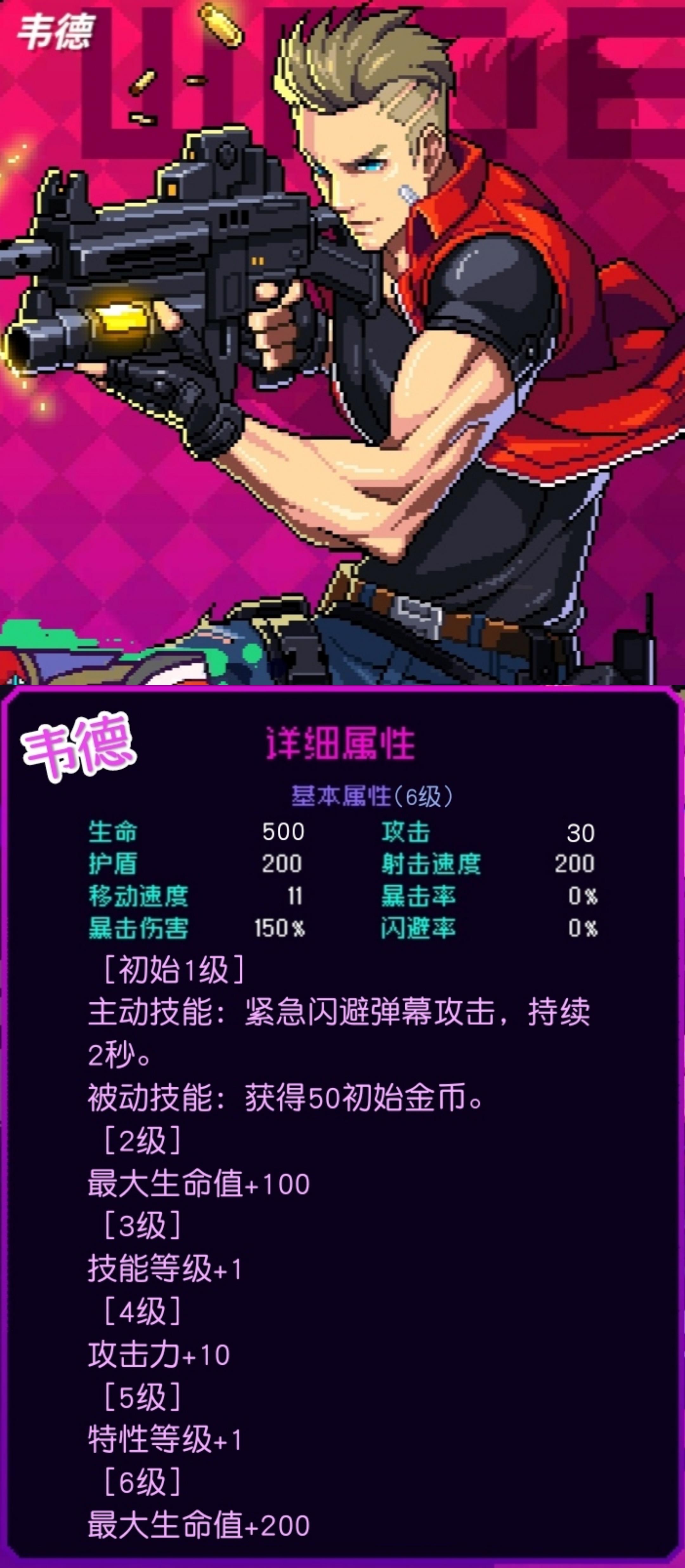 霓虹深渊无限韦德怎么样 韦德角色详细评测