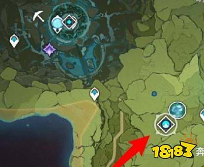 原神渴水的废都位置