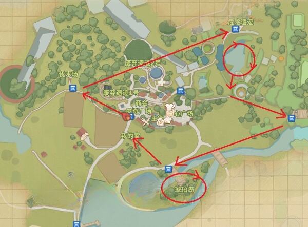 波西亚时光哪挖宝石最赚钱 挖宝石位置路线图示一览