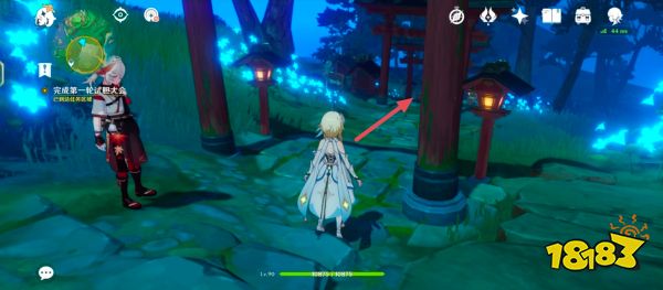 原神秋津森夜试胆会团子牛奶在哪里 试胆大会团子牛奶位置分享