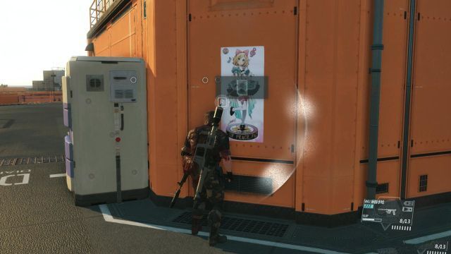 合金装备5幻痛动漫偶像女孩海报在哪 动漫偶像女孩海报位置介绍