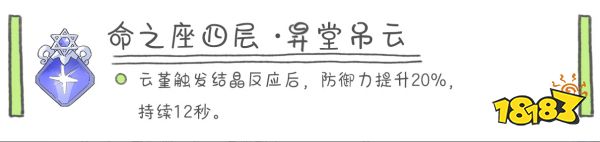 原神云堇幾命能用 云堇高性價比命座分析