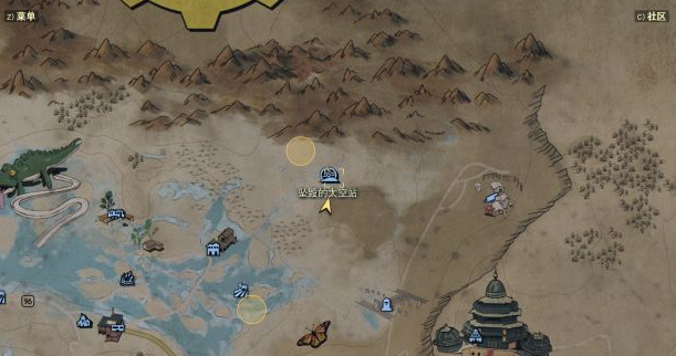 辐射764号剧毒山谷宝藏地图 剧毒山谷4号藏宝图挖掘点