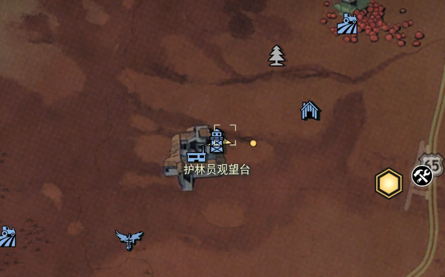 辐射76红梅沼泽2号藏宝图 2号红梅沼泽藏宝图挖掘点