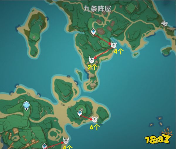 原神鴉印收集路線大全 鴉印速刷路線分布圖
