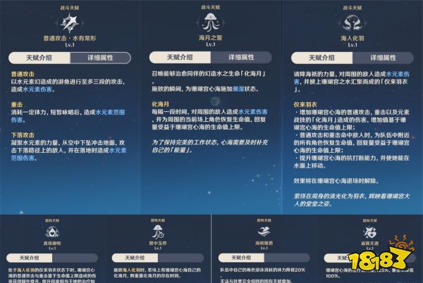 原神珊瑚宮心海天賦加點順序 珊瑚宮心海天賦技能解析
