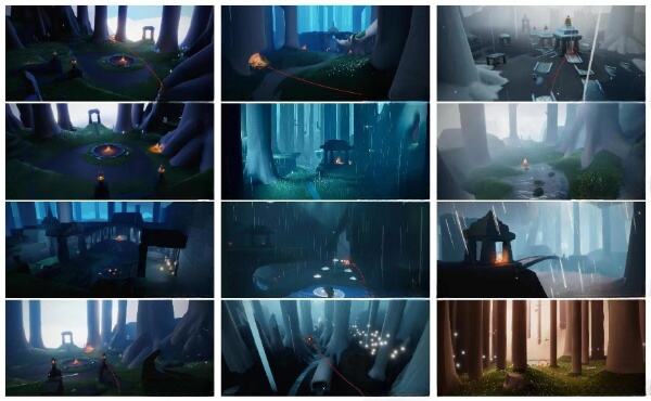 光遇全图大蜡烛跑图位置大全 全图大蜡烛图示数据一览