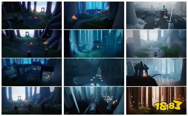 光遇全图大蜡烛跑图位置大全 全图大蜡烛图示数据一览