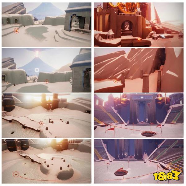 光遇全图大蜡烛跑图位置大全 全图大蜡烛图示数据一览