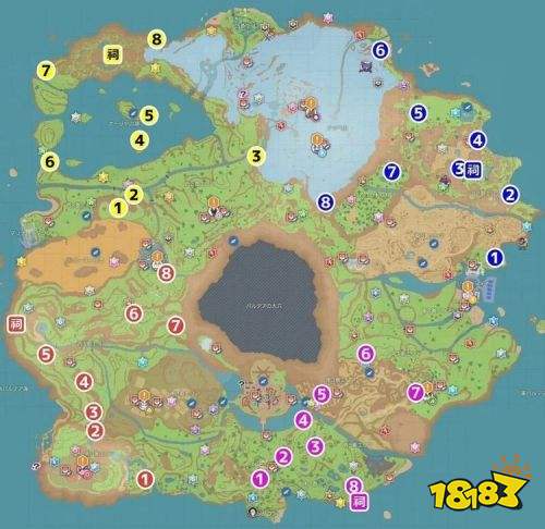 《寶可夢朱/紫》8個藍色樁柱位置一覽