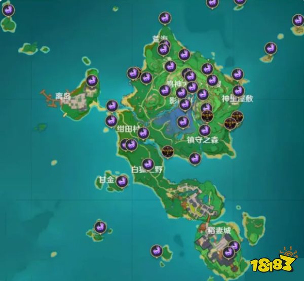 原神3.4版本全神瞳位置 3.4版本全神瞳位置