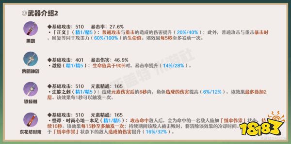 原神艾尔海森用什么武器 艾尔海森四星五星武器推荐
