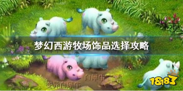 梦幻西游牧场饰品有哪些 梦幻西游牧场饰品选择攻略