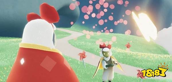 光遇蝴蝶结复刻先祖位置在哪 复刻先祖彩纸表亲位置大全