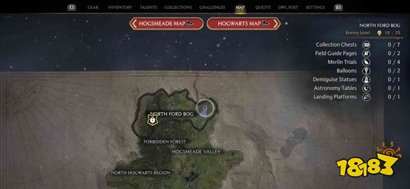 霍格沃茨遗产北福特沼泽战斗竞技场怎么去 北福特沼泽战斗竞技场位置介绍