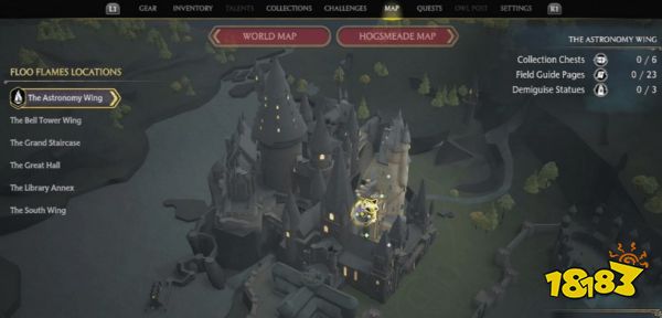 霍格沃茨遗产城堡全传送点一览 霍格沃茨校区全传送点位置