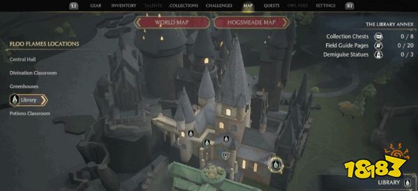 霍格沃茨遗产城堡全传送点一览 霍格沃茨校区全传送点位置