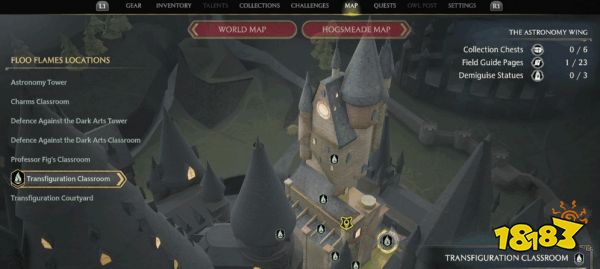 霍格沃茨遗产城堡全传送点一览 霍格沃茨校区全传送点位置