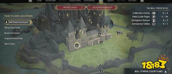 霍格沃茨遗产城堡全传送点一览 霍格沃茨校区全传送点位置