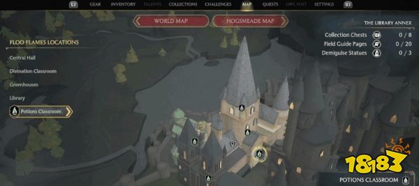 霍格沃茨遗产城堡全传送点一览 霍格沃茨校区全传送点位置